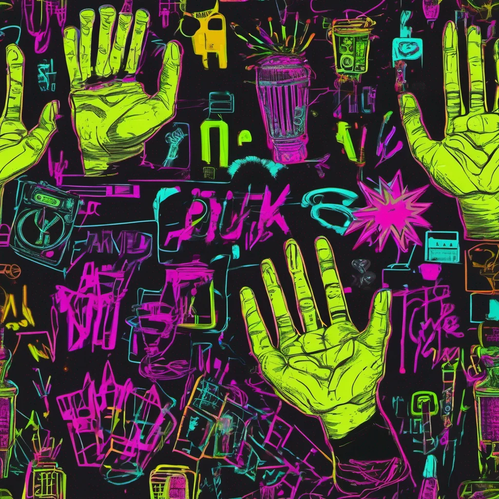 aihand neon punk good looking trending fantastic 1