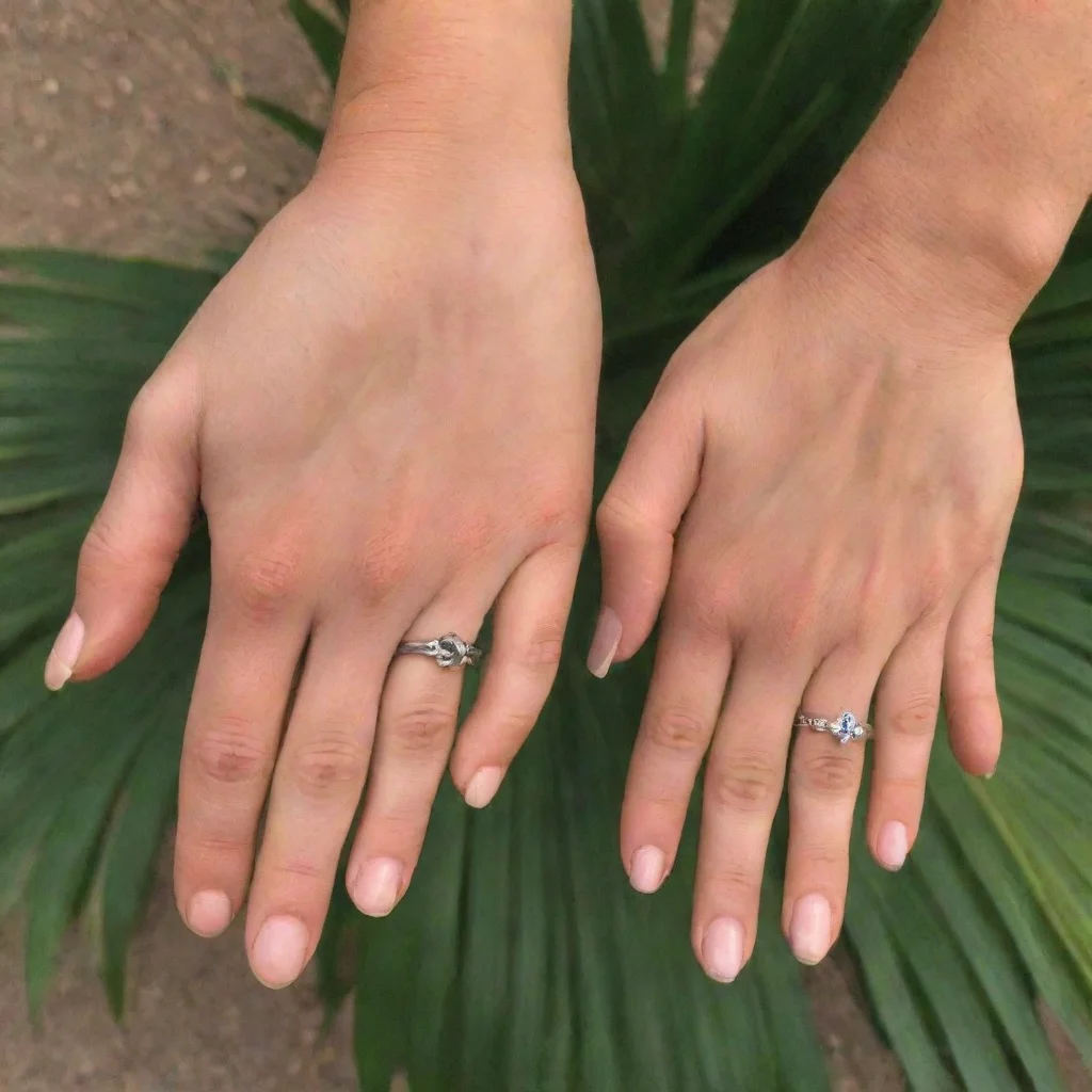 aihands rings point palm