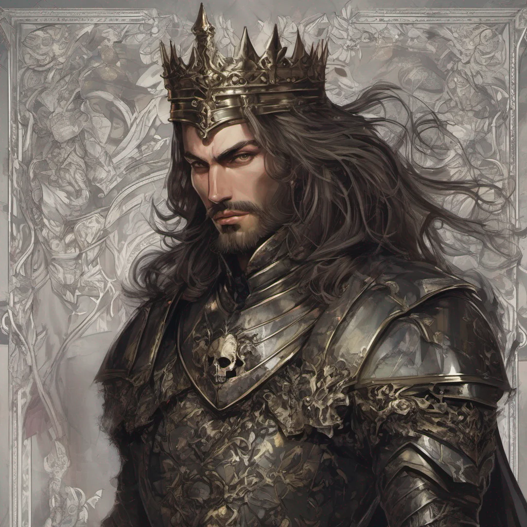 aihandsome handsome evil fantasy art masculine king knight confident engaging wow artstation art 3