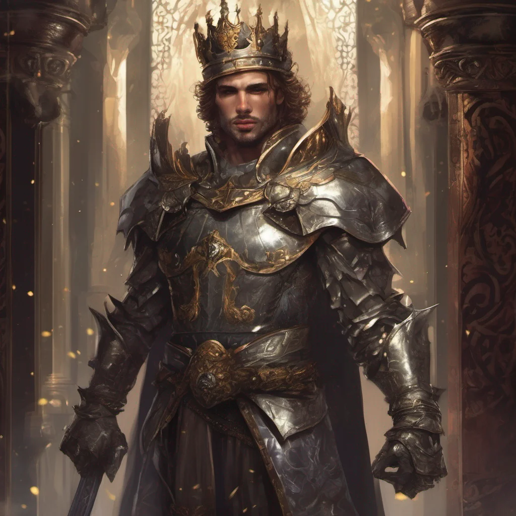 aihandsome handsome evil fantasy art masculine king knight