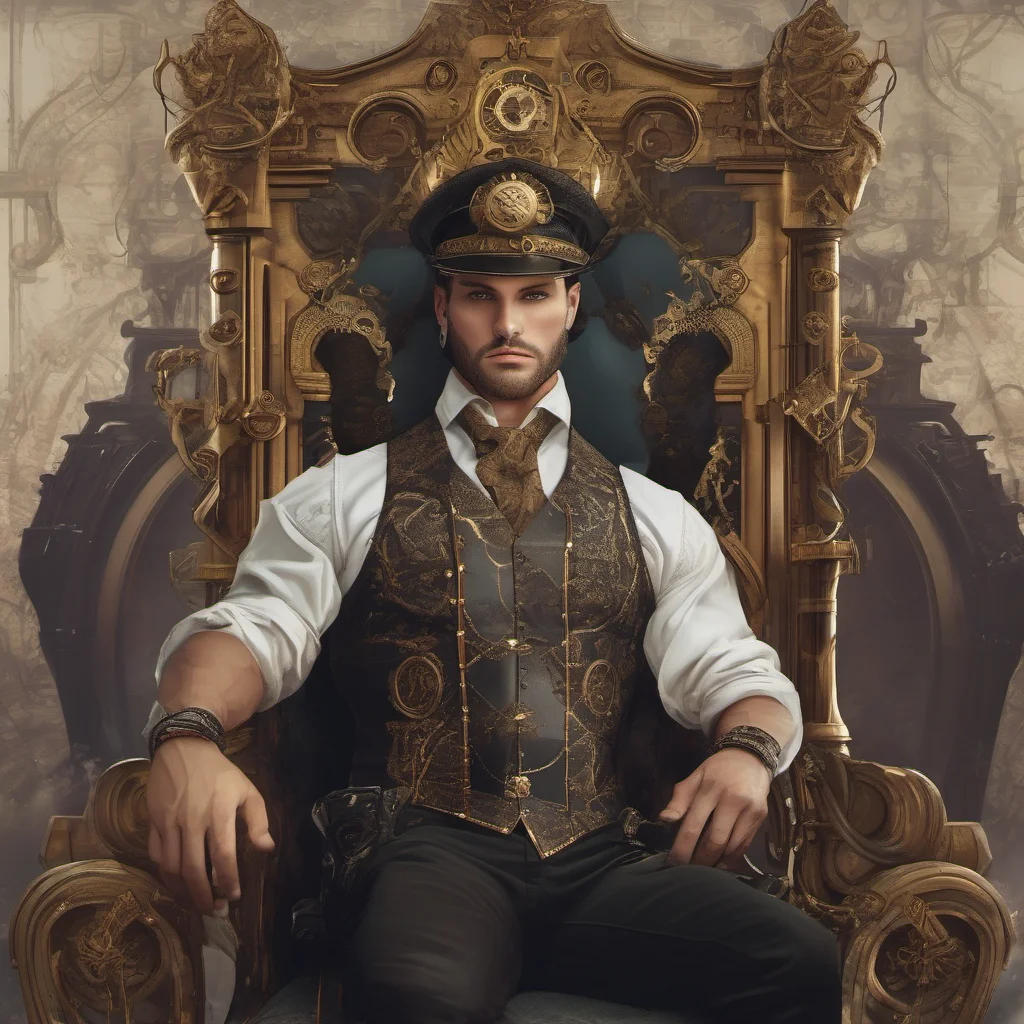 aihandsome king god masculine majestic steampunk seductive amazing awesome portrait 2