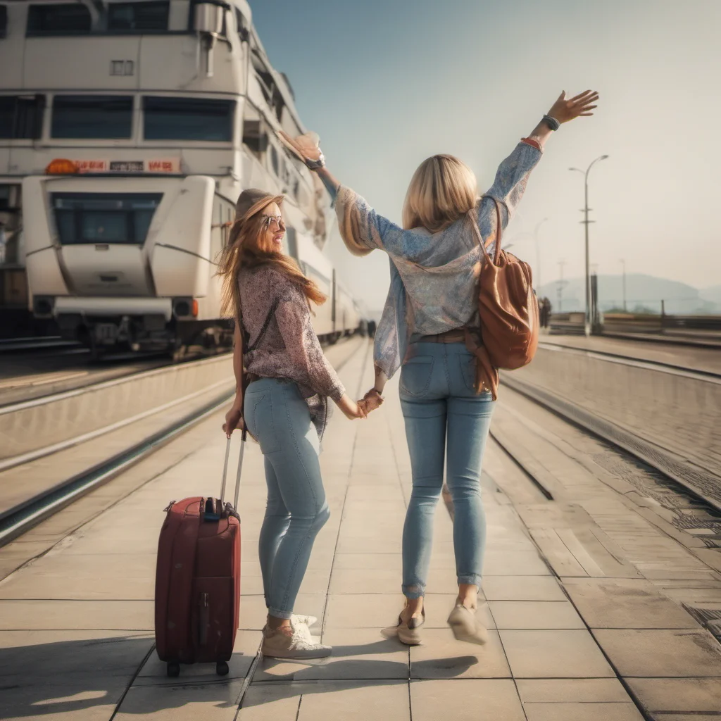 aihappy free travelling woman  amazing awesome portrait 2
