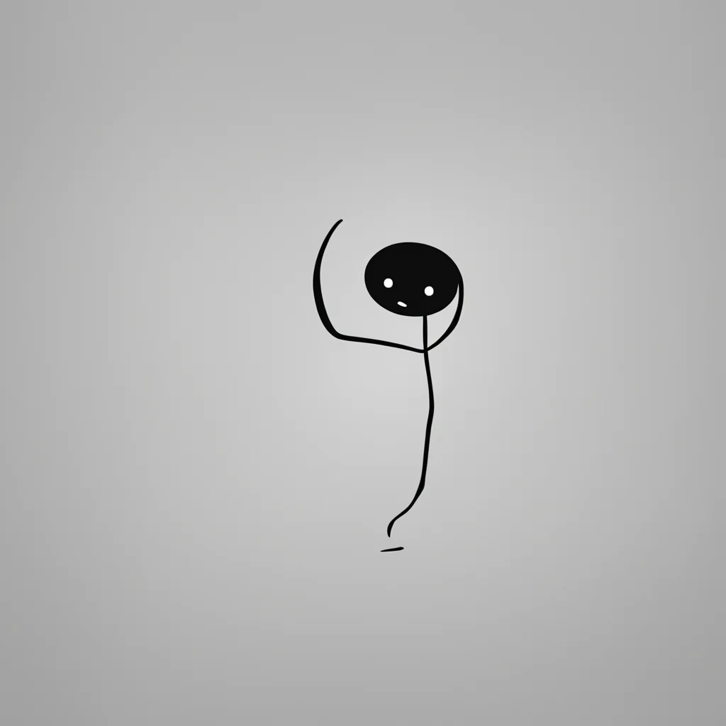 happy stickman amazing awesome portrait 2