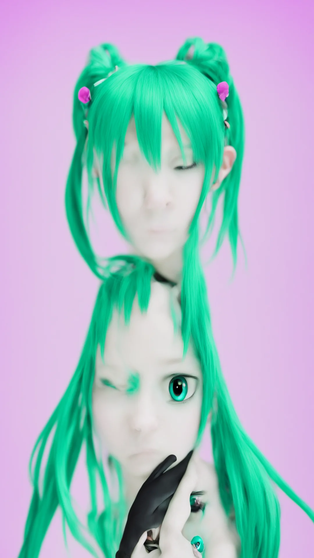 aihatsune miku confident engaging wow artstation art 3 tall