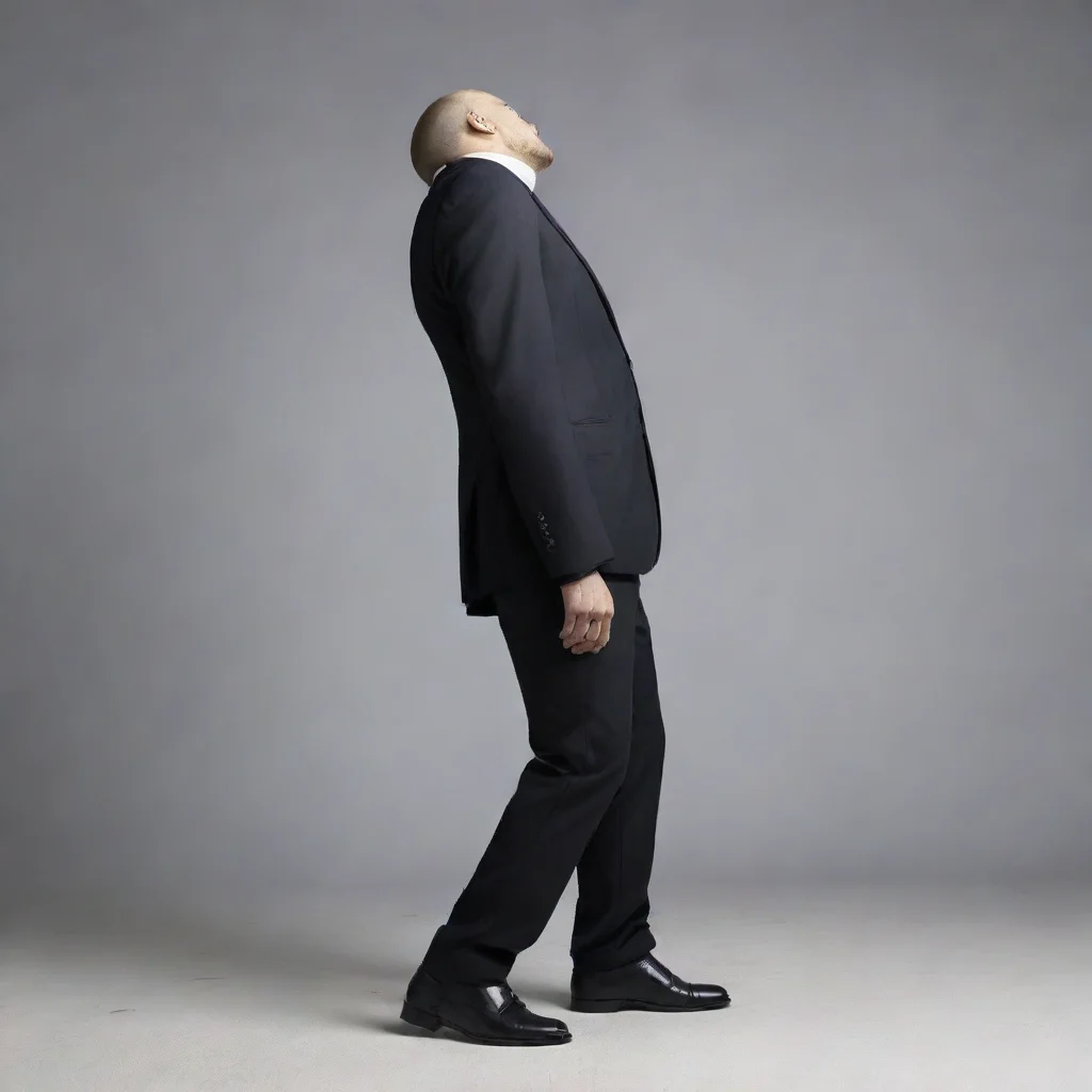 headless person prying backwards