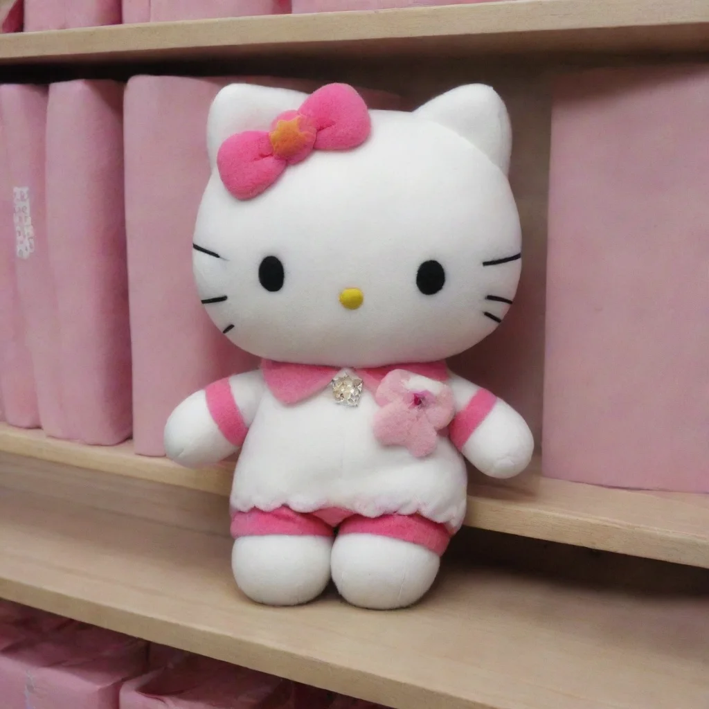 hello kitty plushie in the backrooms