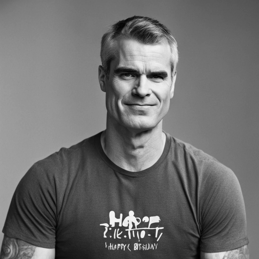aihenry rollins saying happy birthday