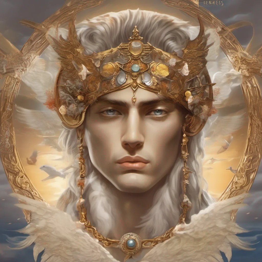 aihermes god beauty grace fantasy art