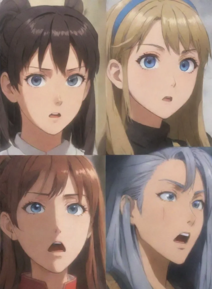 aihigh contrast anime character good and bad incarnate speaking in each ear cinematic realismthy 4 portrait43
