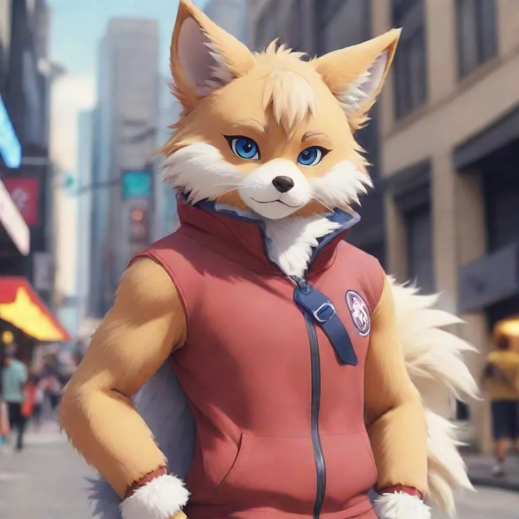 high contrast anime furry 4