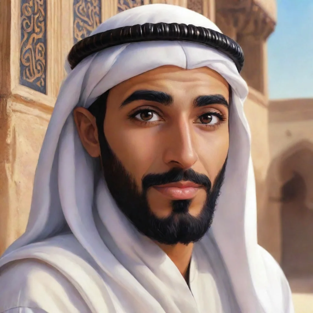 aihigh contrast arabic guy art 4