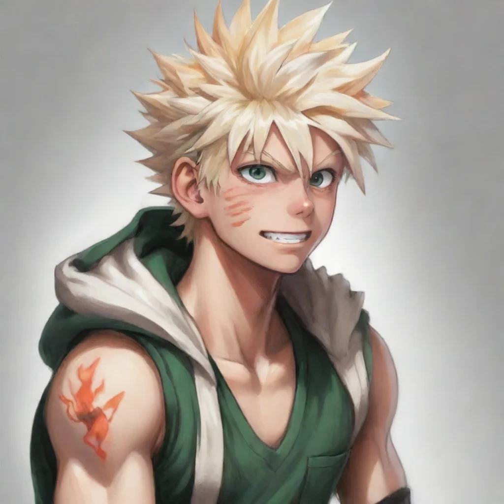 high contrast bakugo art 4