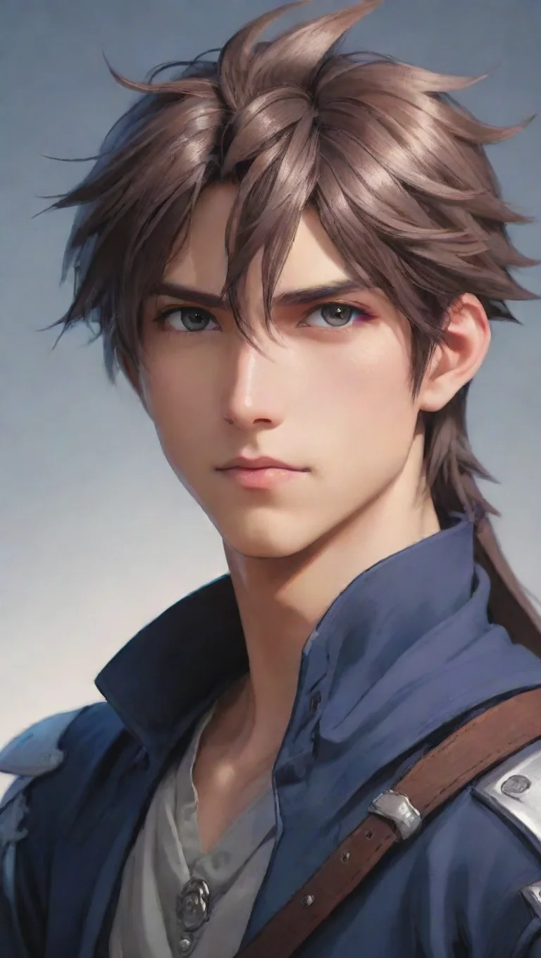 aihigh contrast comic book anime style fantasy character final fantasy stylized anime aesthetic ghibli portrait male good looking 4 tall