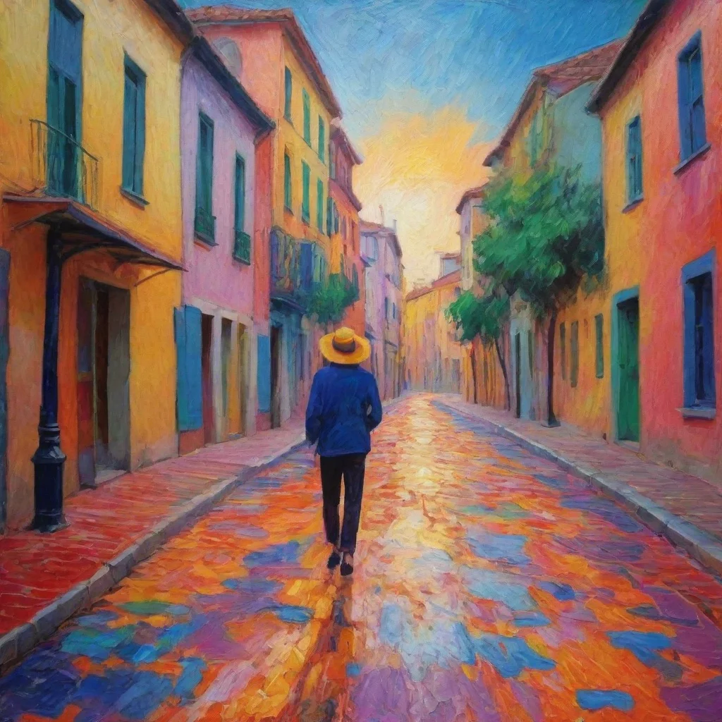 aihigh contrast fauvist impressionist abstract cinematic wanderer anazing aesthietc 4