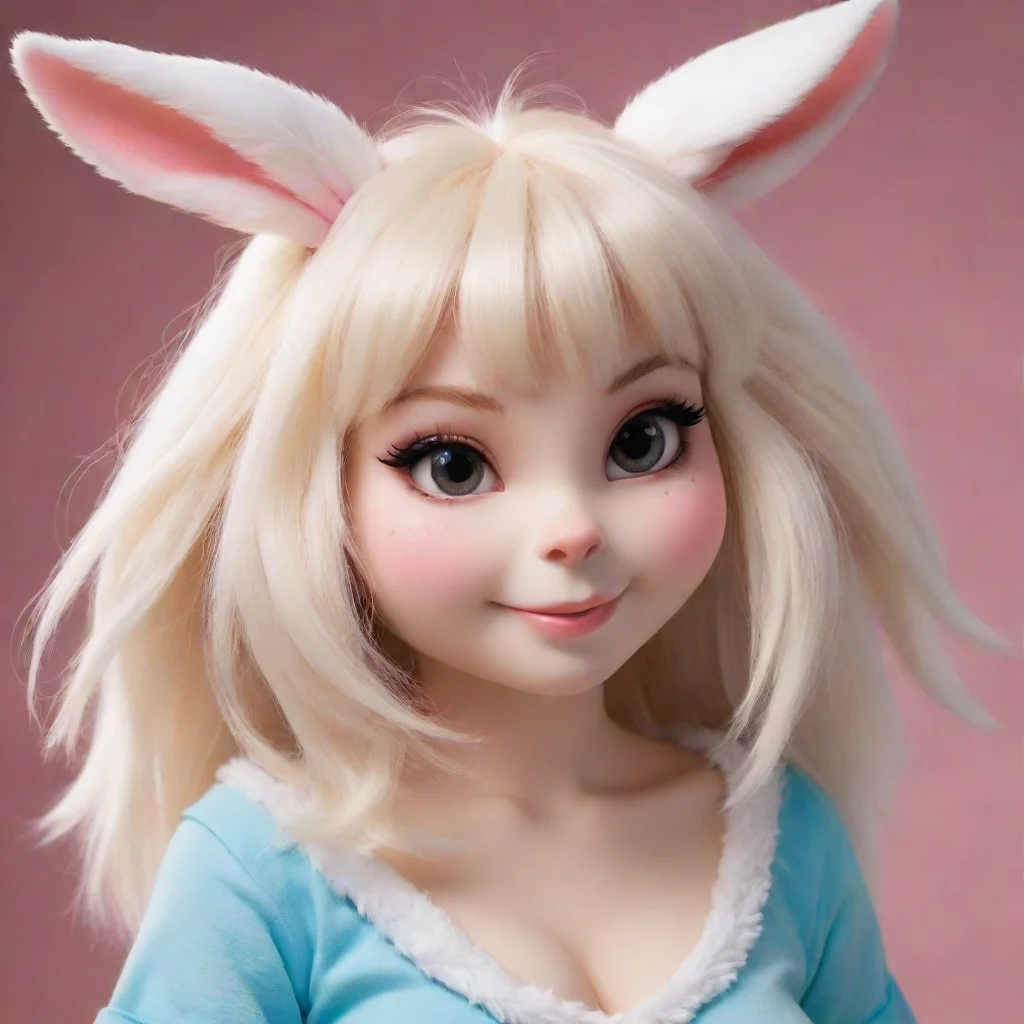 aihigh contrast female anthropomorphic furry rabbit bimbo 4