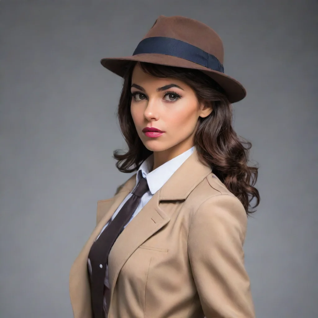 aihigh contrast flighty detective woman 4