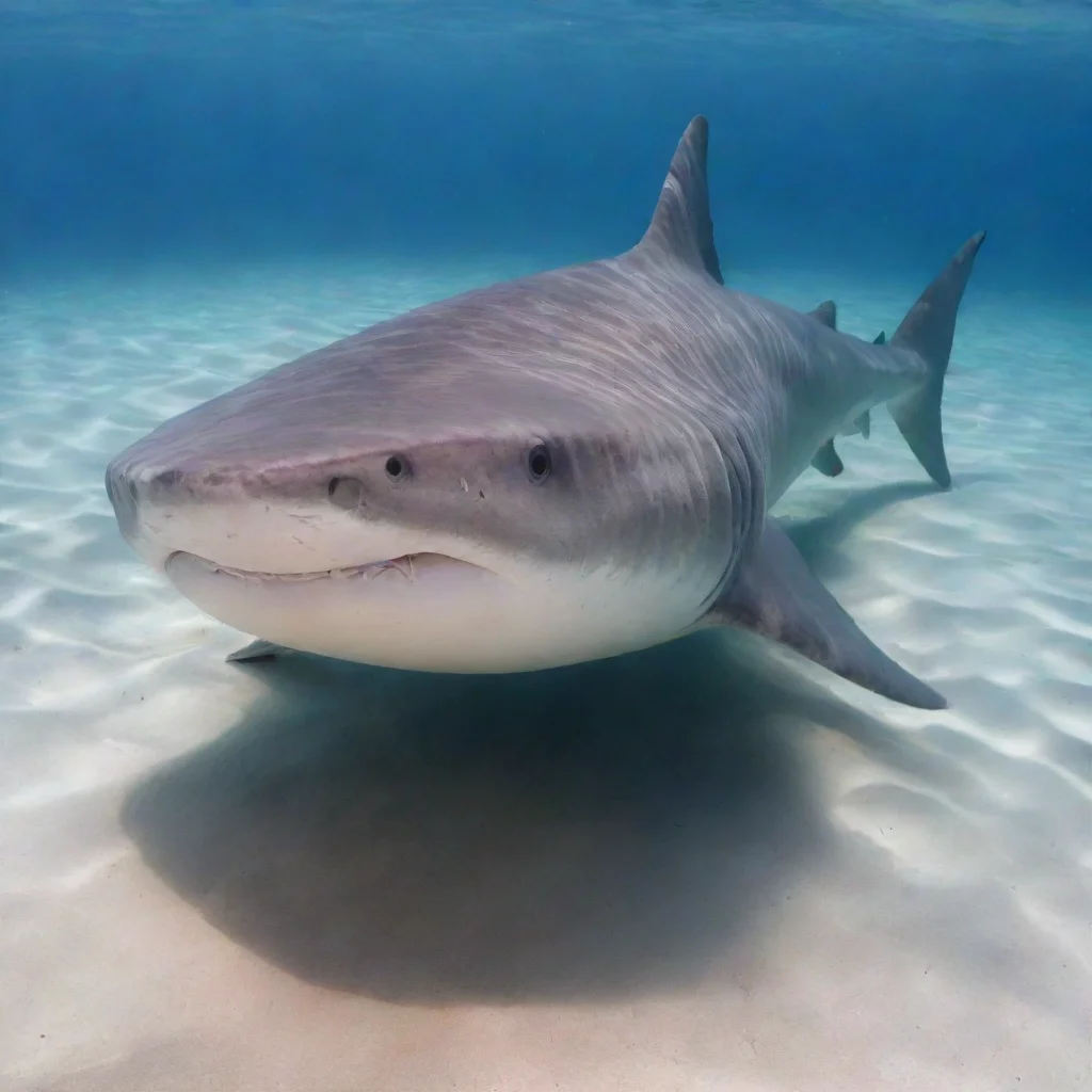 aihigh contrast furry tiger shark 4