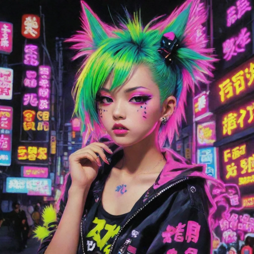 aihigh contrast japanese neon punk neon punk neon punk neon punk neon punk 4