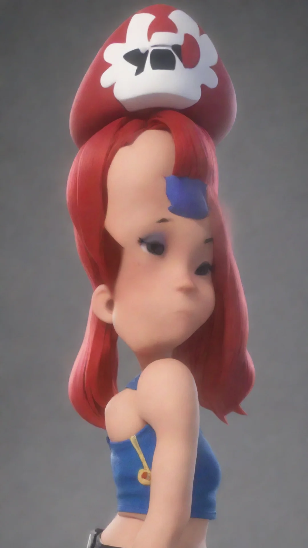 aihigh contrast jessie from brawl stars 4 hdtall