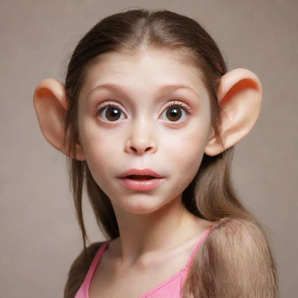 high contrast monkey girl 4