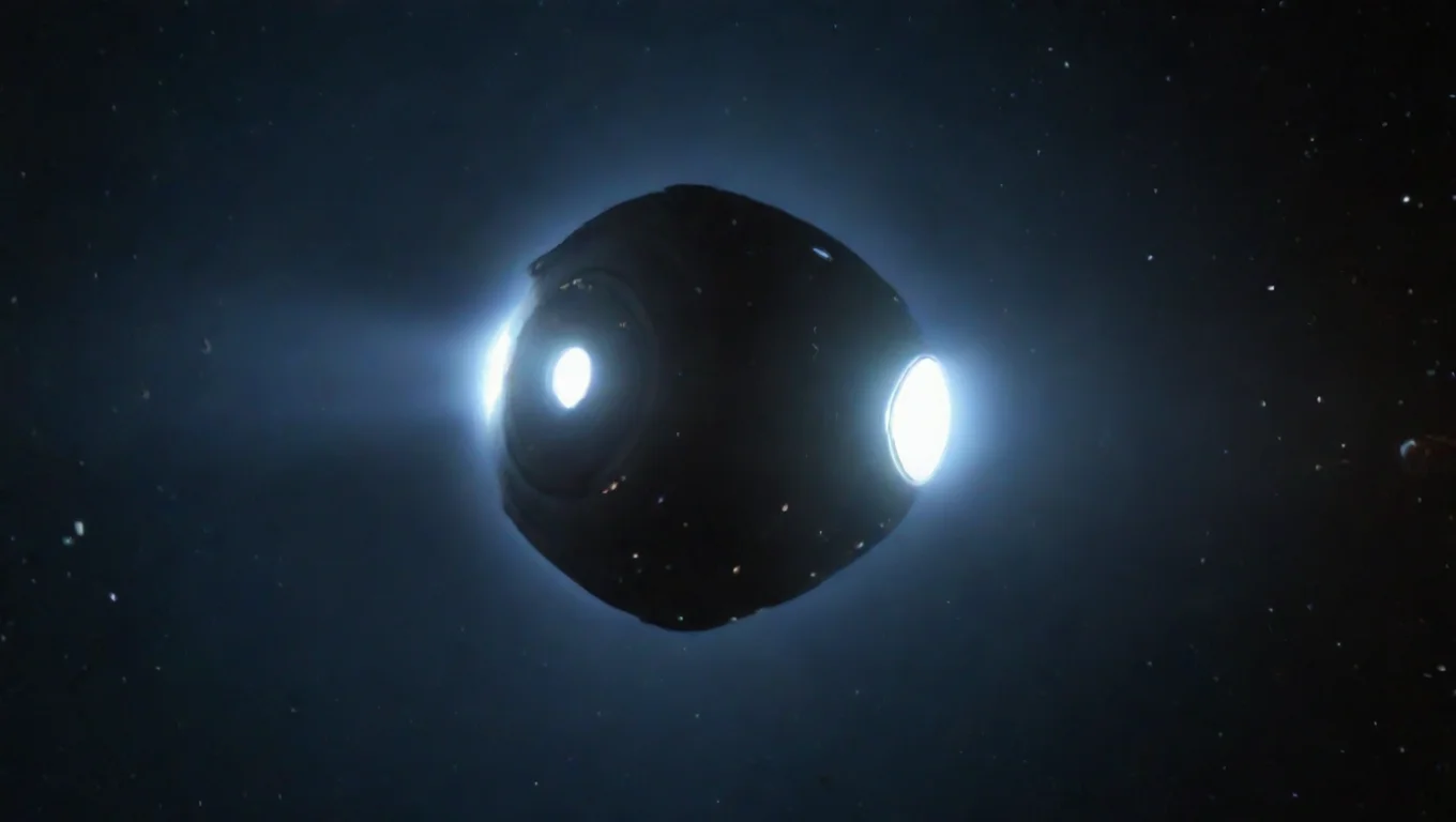 aihigh contrast personal spacecraft going into wormhole 4 widescreen