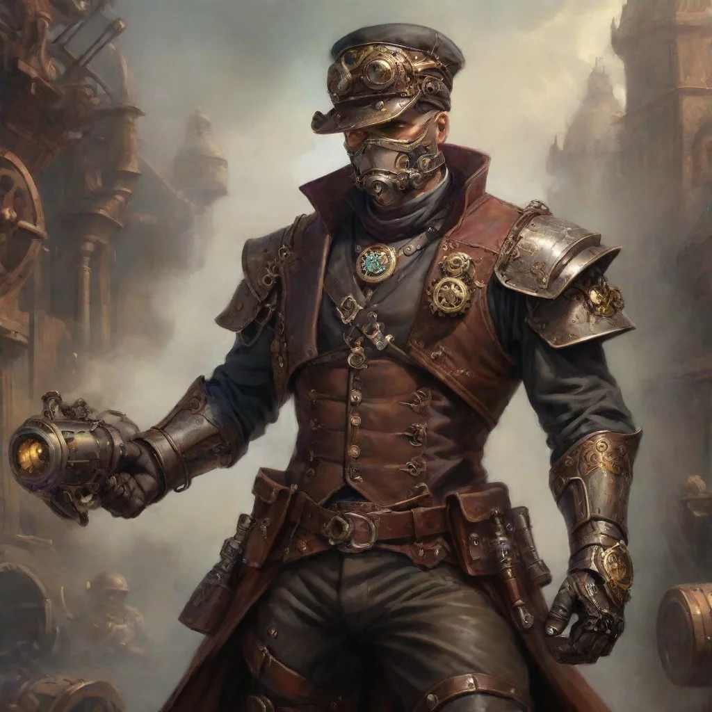 aihigh contrast steampunk warrior fantasy art 4