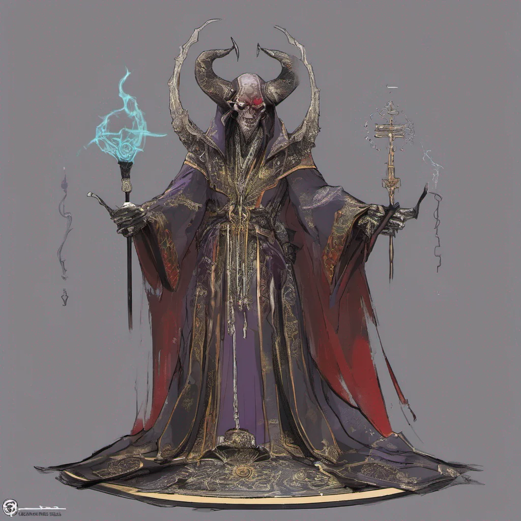 high demon priest confident engaging wow artstation art 3