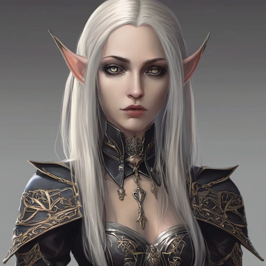 aihigh elf femaly gothic  good looking trending fantastic 1