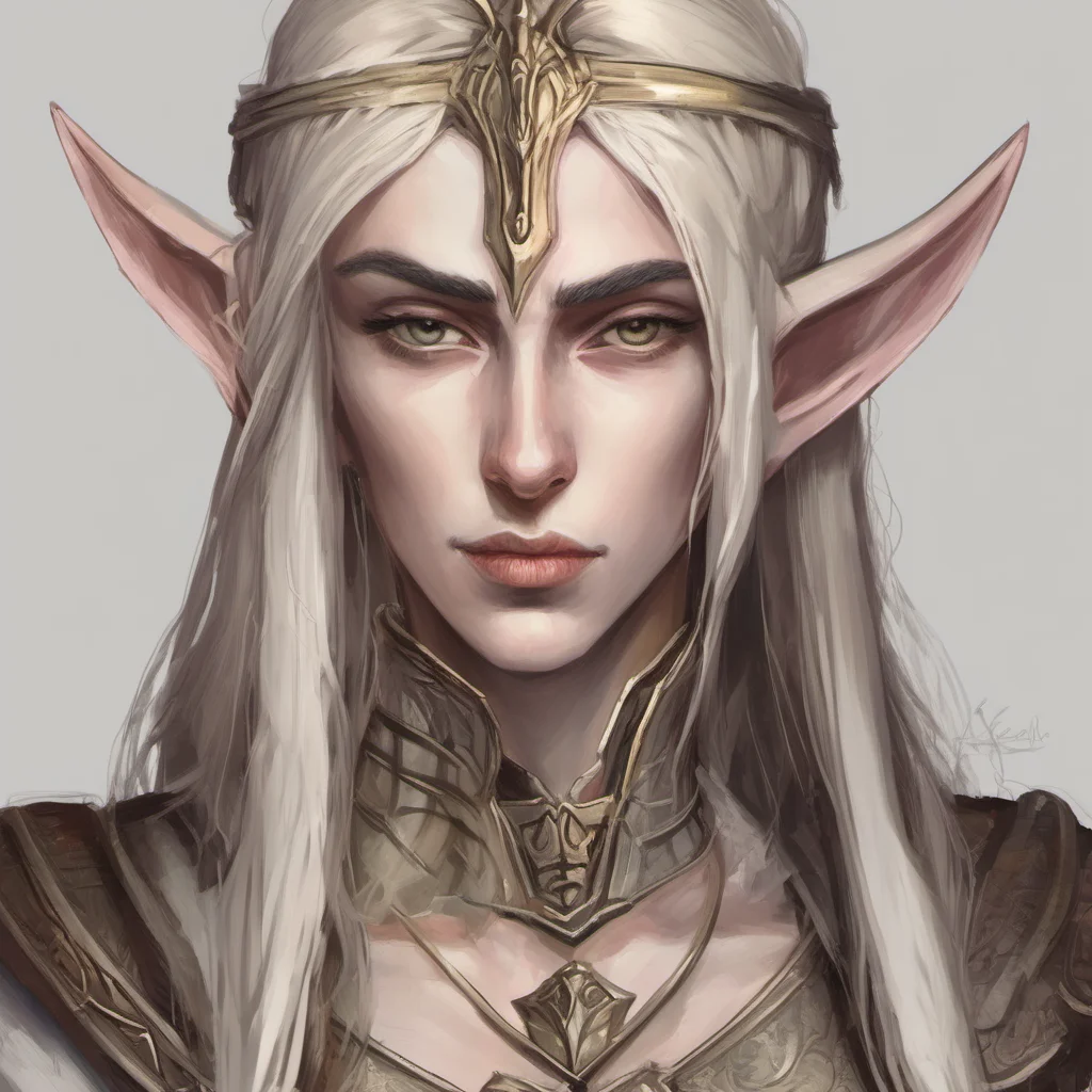 aihigh elf portrait confident engaging wow artstation art 3