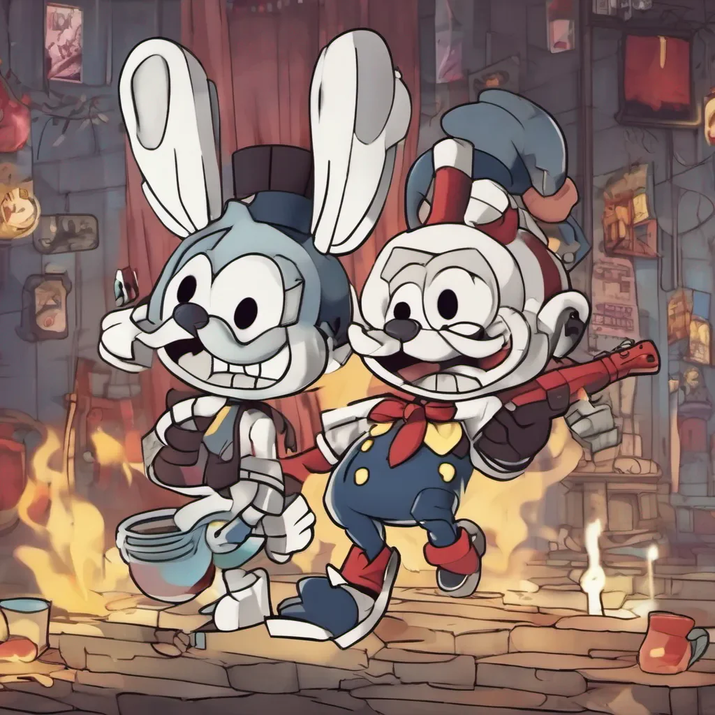 hightaco cuphead style anime amazing awesome portrait 2