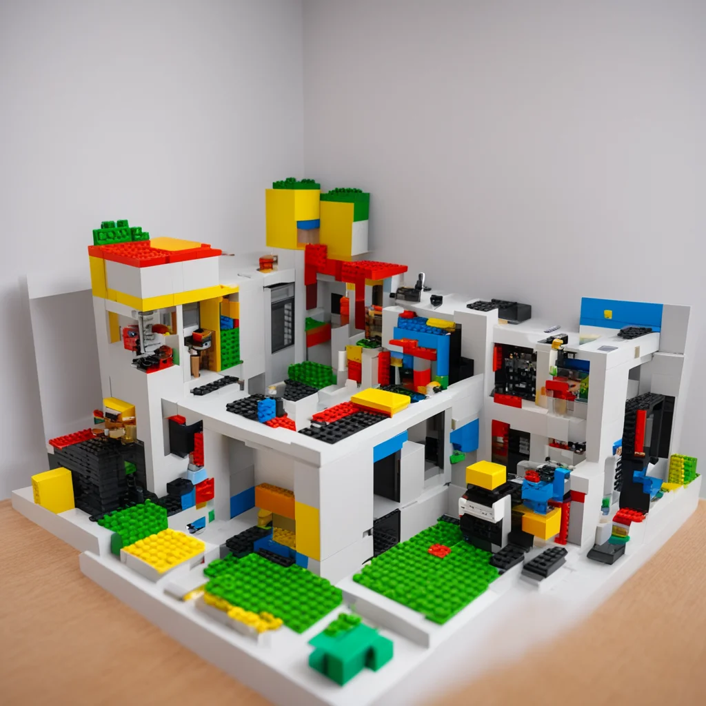 aihillel it school office lego confident engaging wow artstation art 3