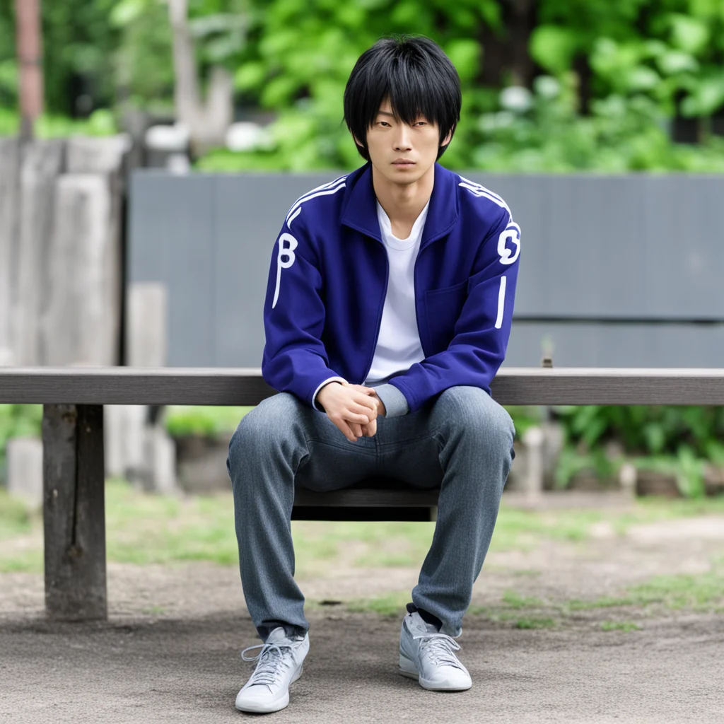 hirata yousuke sitting on bench amazing awesome portrait 2