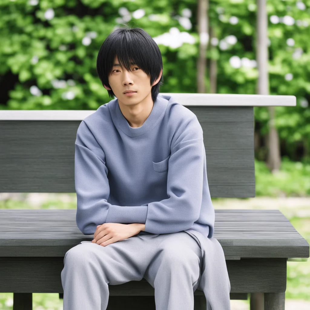 hirata yousuke sitting on bench confident engaging wow artstation art 3