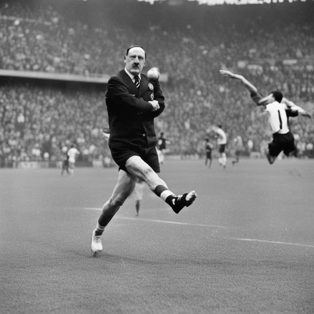 aihitler scoring a goal