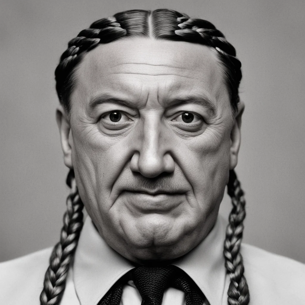 aihitler with braids confident engaging wow artstation art 3