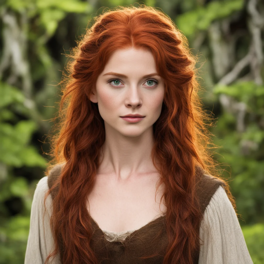 aihobbit femme rousse amazing awesome portrait 2