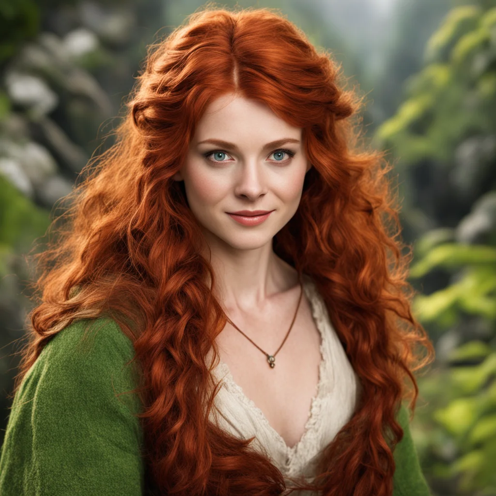 hobbit femme rousse confident engaging wow artstation art 3
