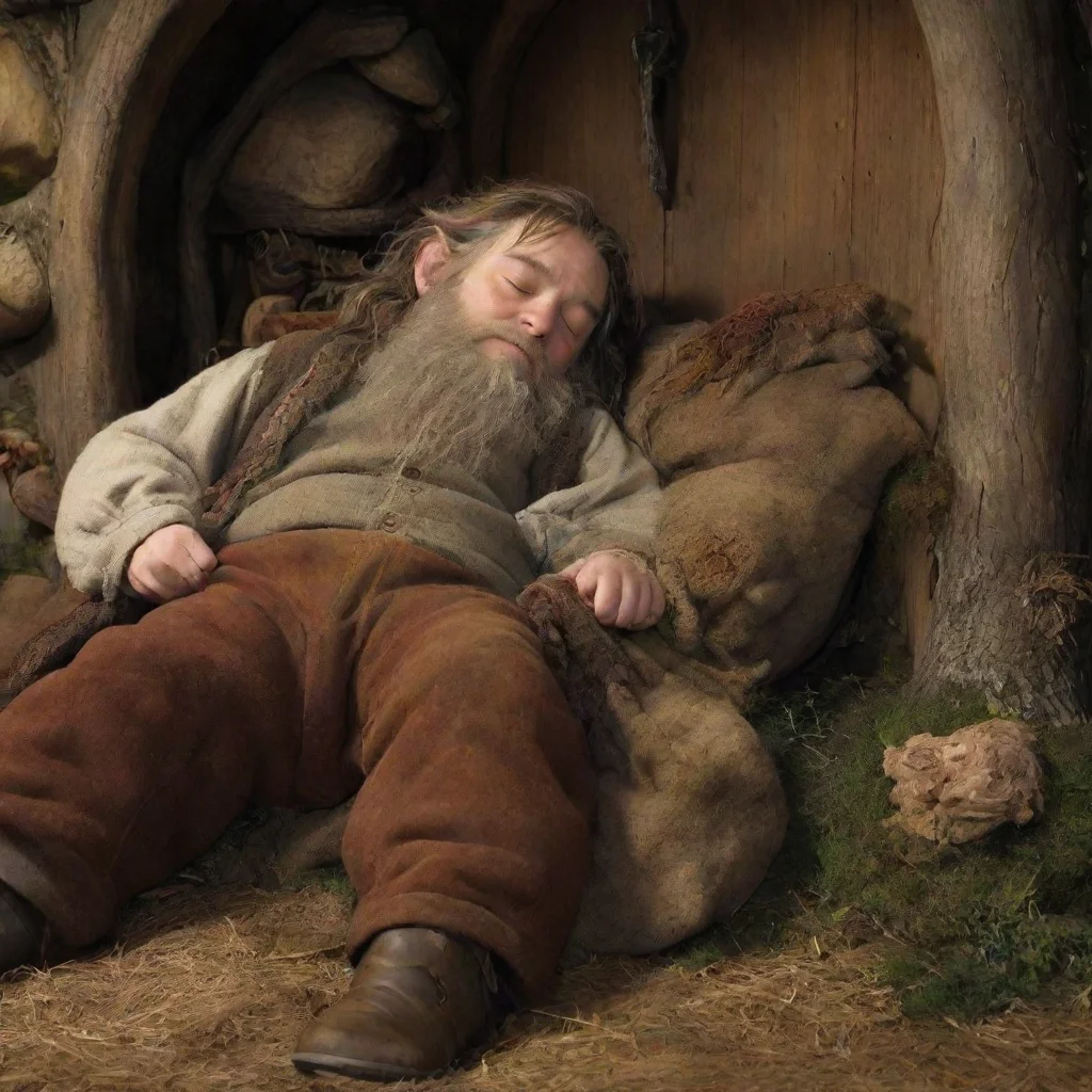 hobbit sleeping