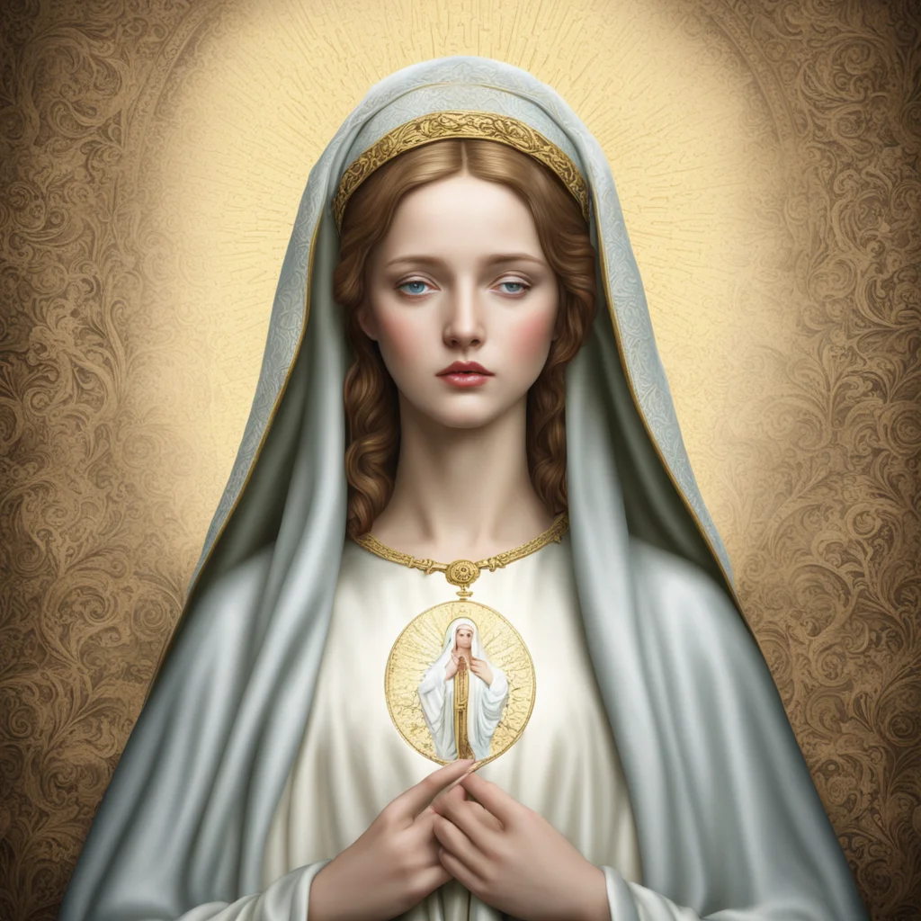 aiholy mary confident engaging wow artstation art 3