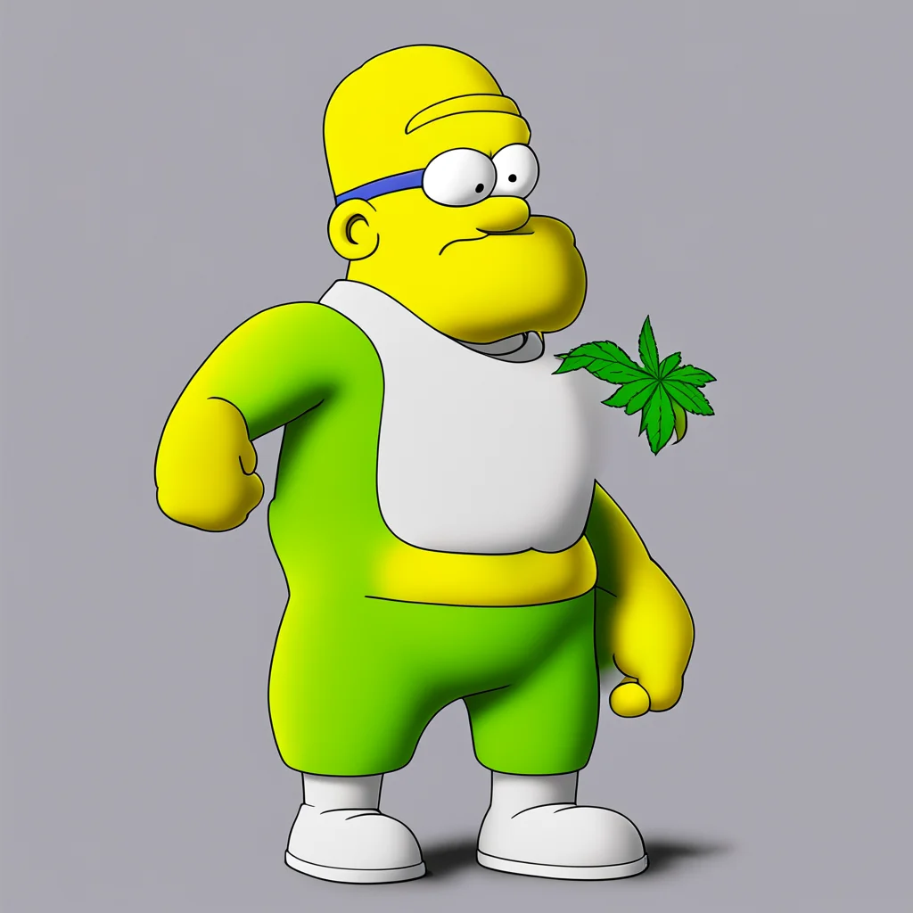 homer simpson weed 