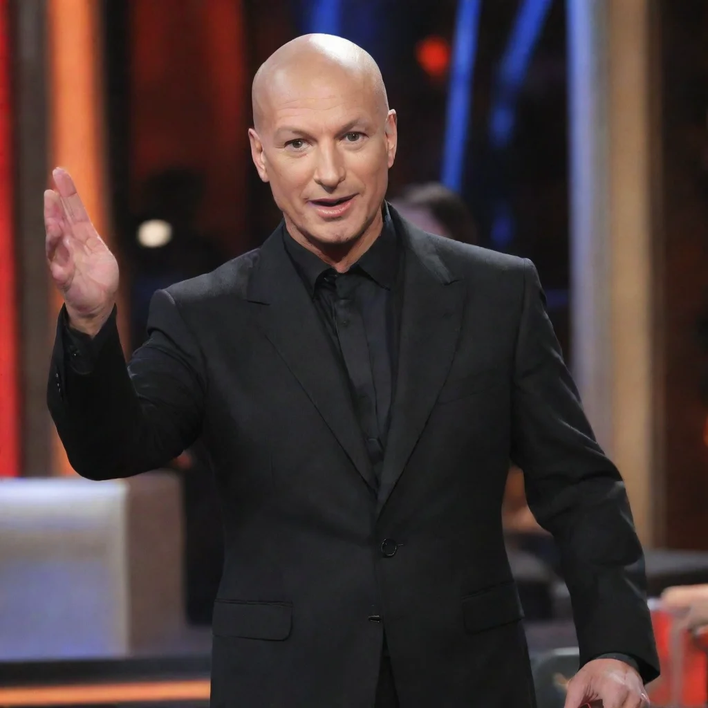 howie mandel as a devil from dungeons and dragons on the set of deal or no deal
