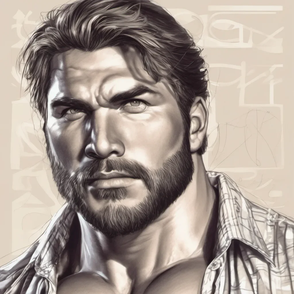 huge hunky man good looking trending fantastic 1