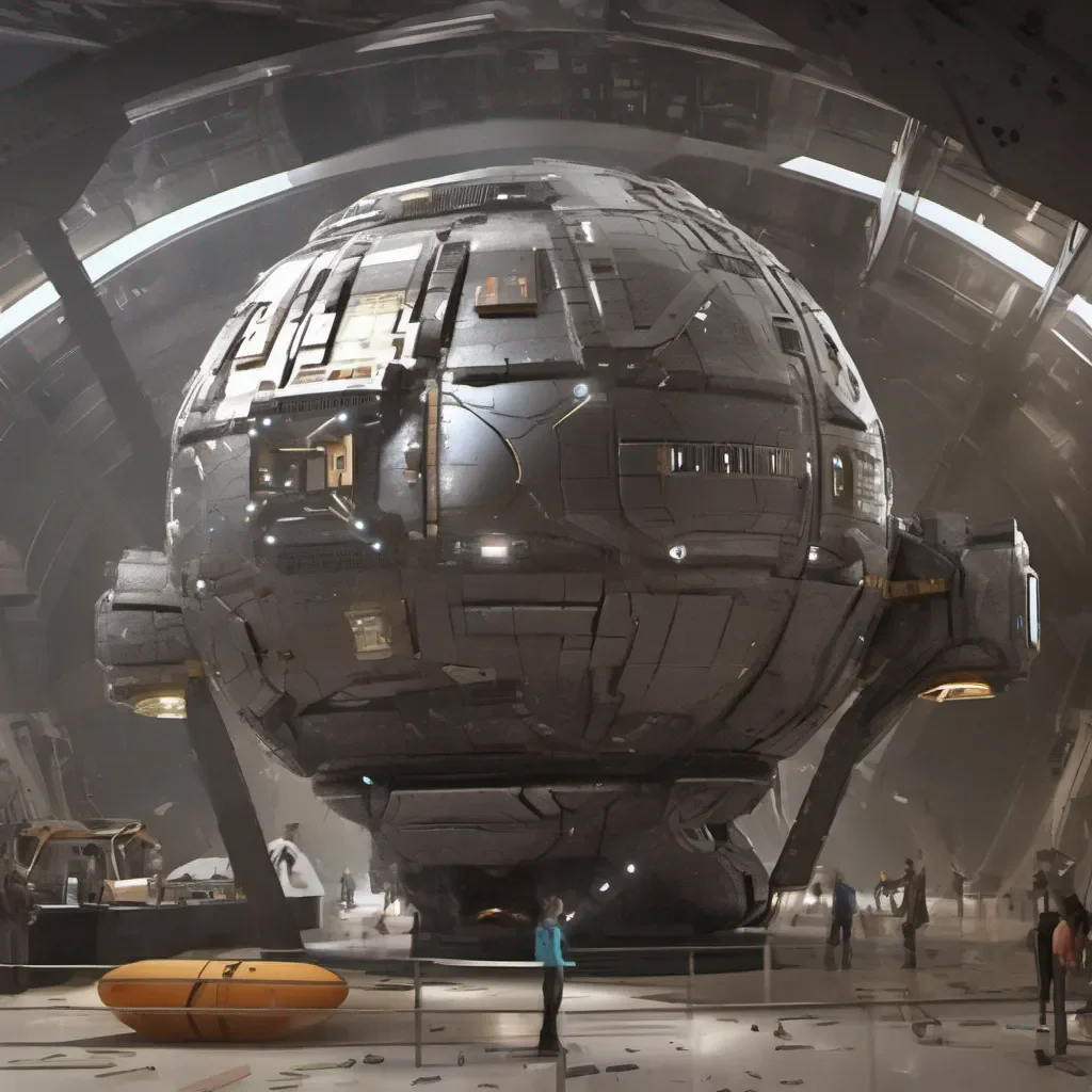 human asteroid mining spaceship