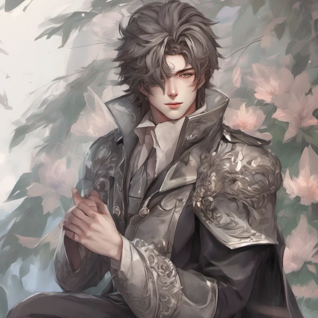 human fantasy portrait male anime