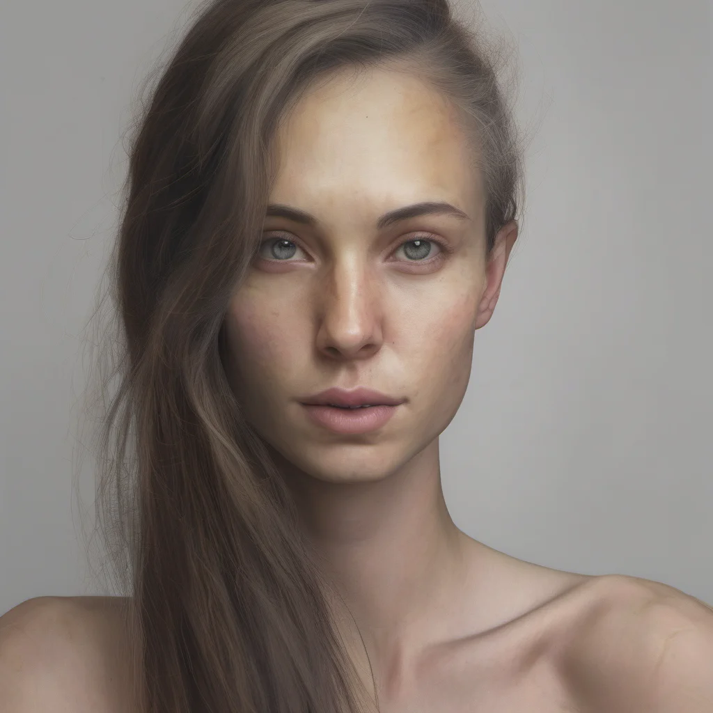 aihuman portrait half male half female