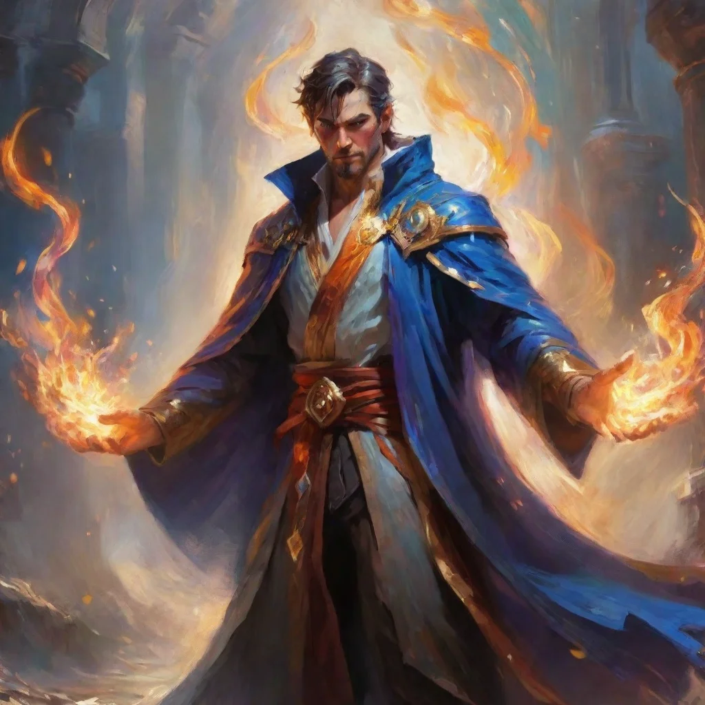 aiimpressionist abstract cinematic epic mage male hd wow 