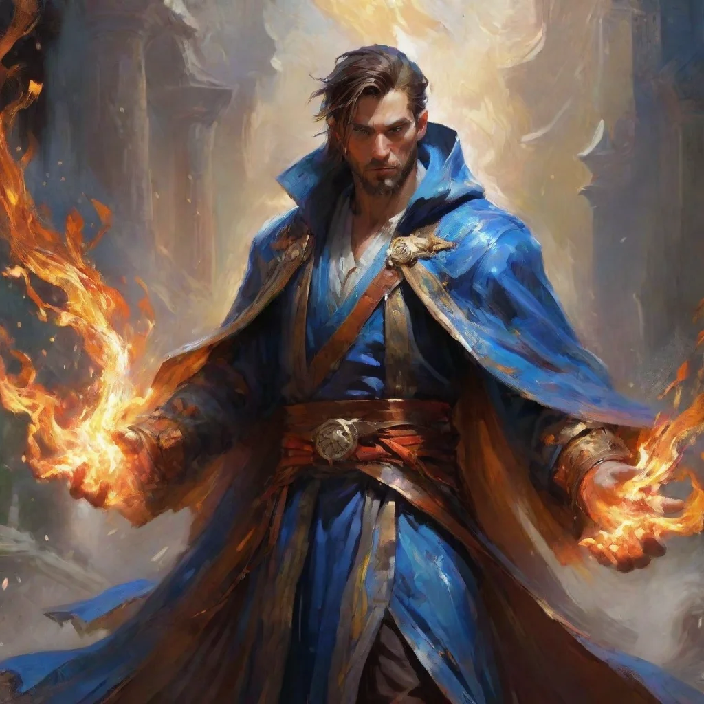 aiimpressionist abstract cinematic epic mage male hd wow kind
