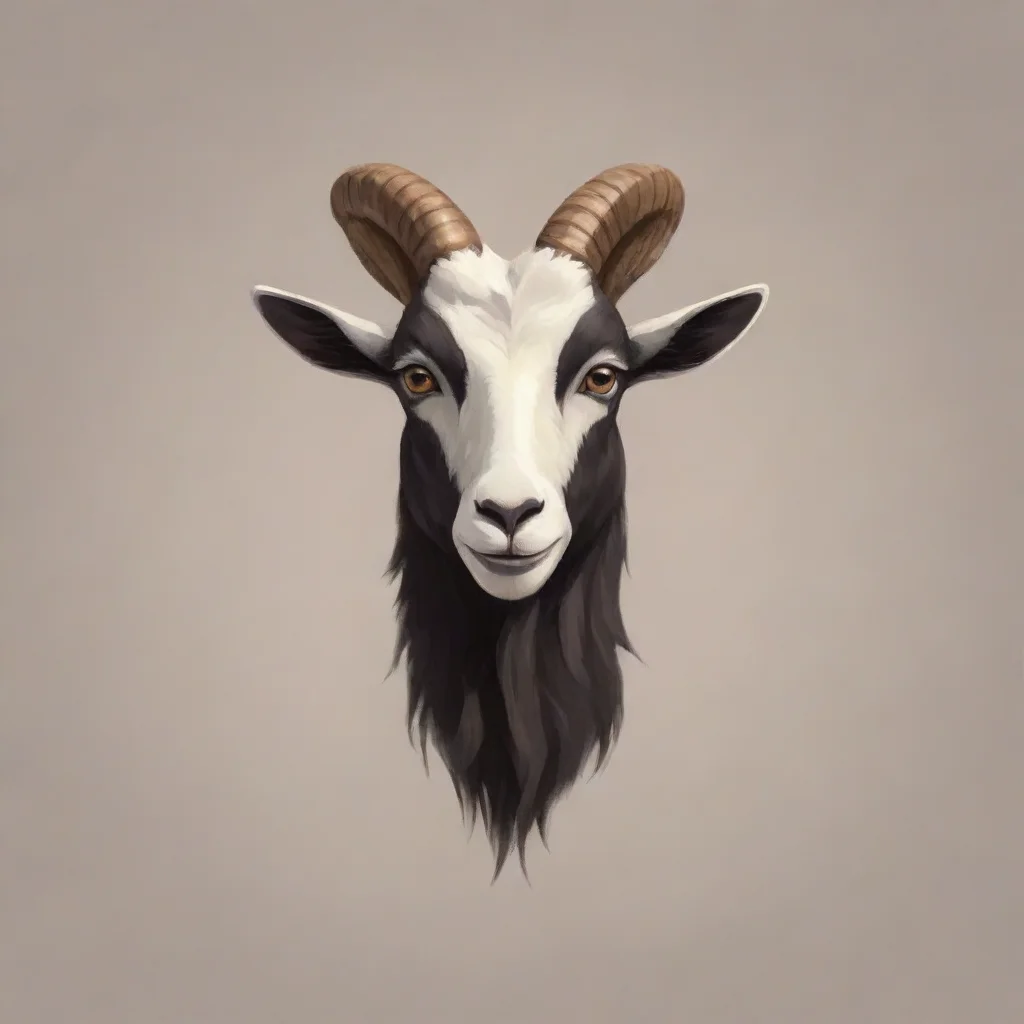 aiin the style of goat icon logo goat artistic style 1