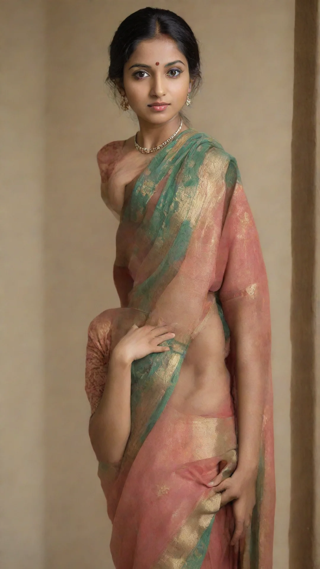 aiindian woman in saree tall