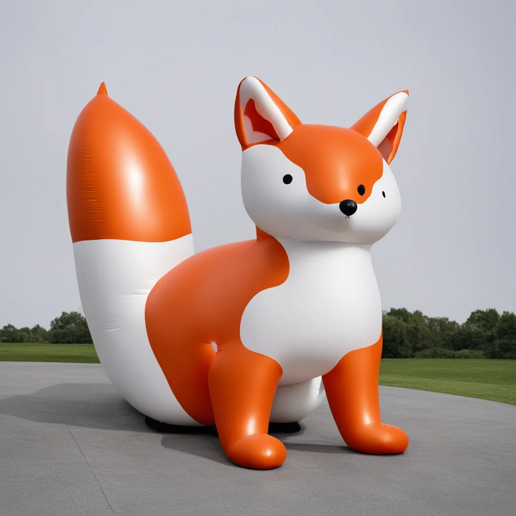 aiinflatable fox amazing awesome portrait 2